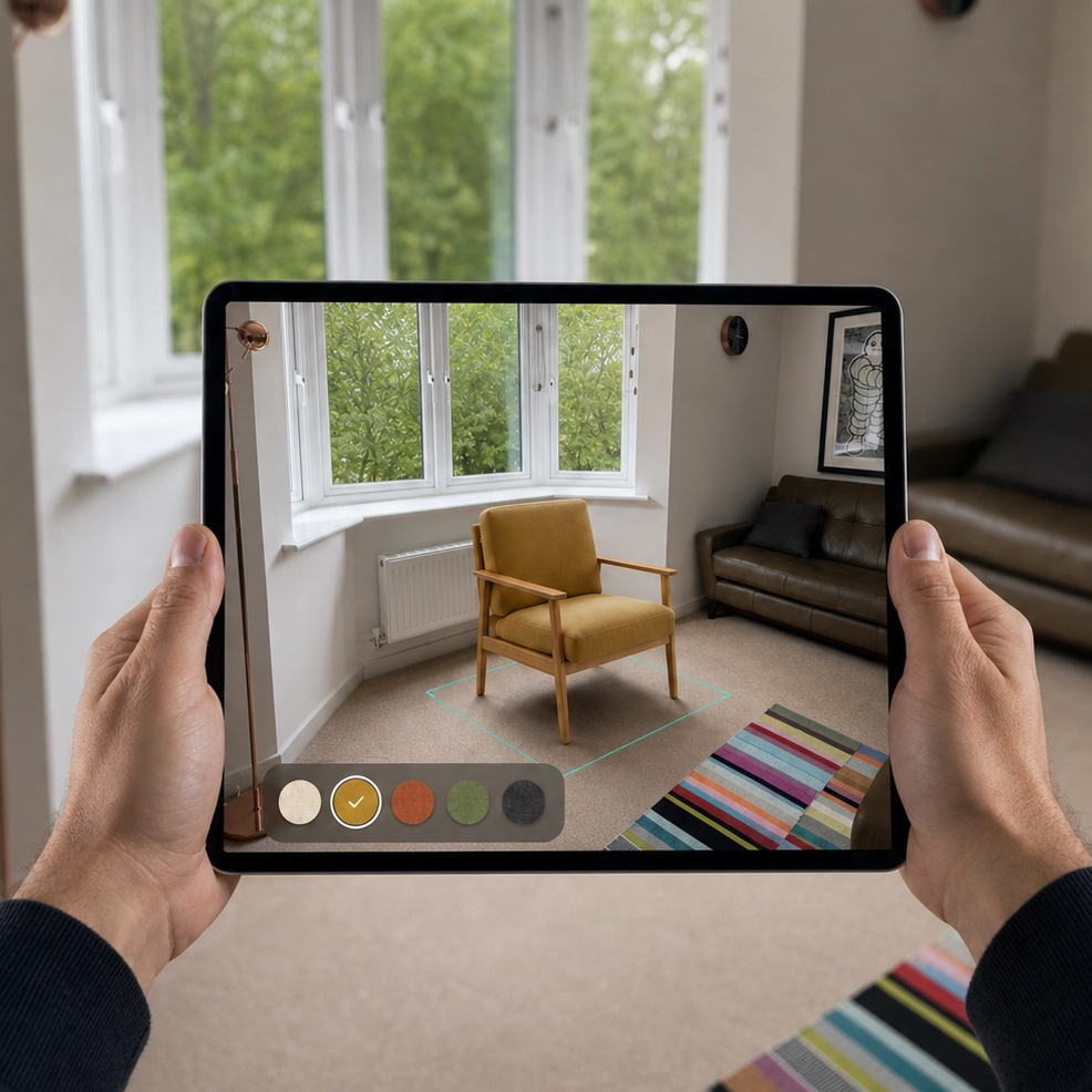 Furniture placement in AR