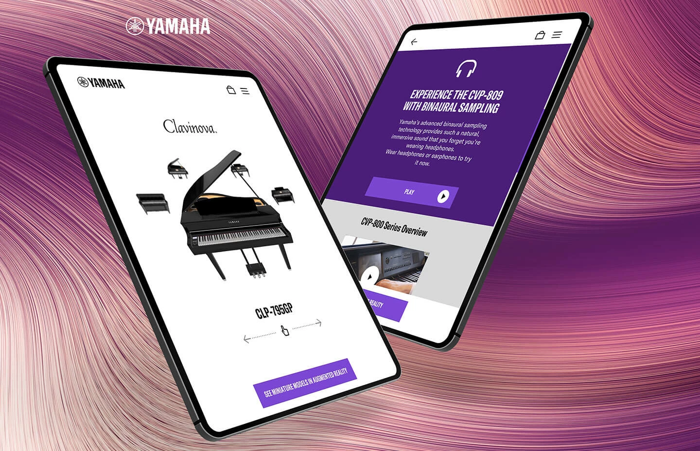 Screenshots of AR app